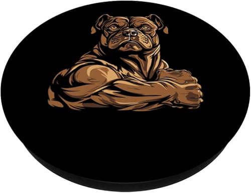 Miniatura 2 de Pet Bulldog - Dog Breed American Bully PopSockets Standard PopGrip