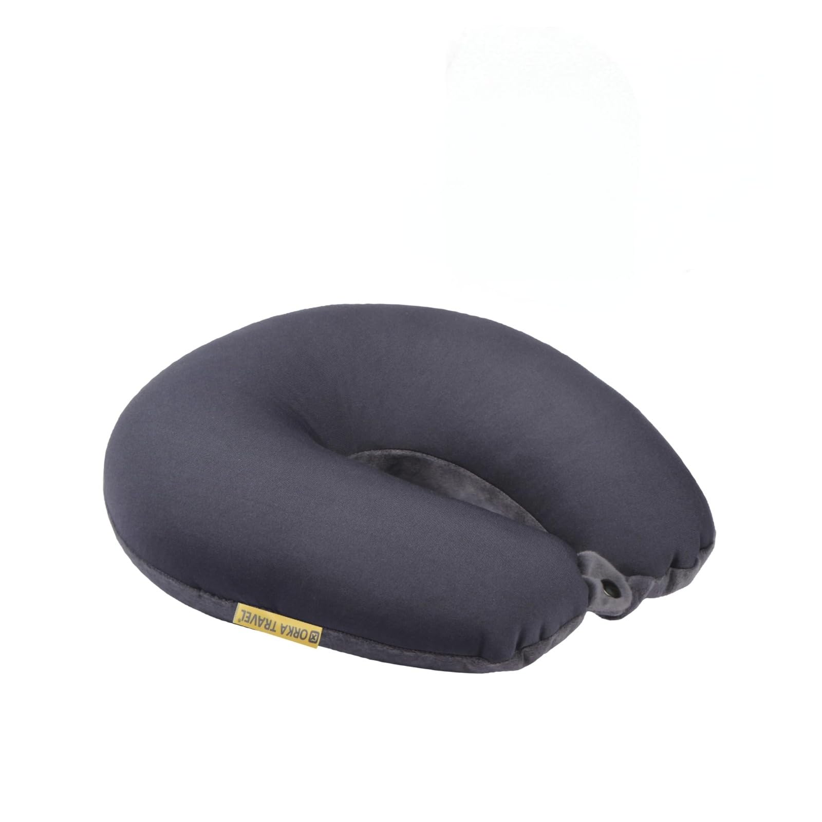 U Neck Pillow Microbeads Classic Color - Solid Grey-image-14