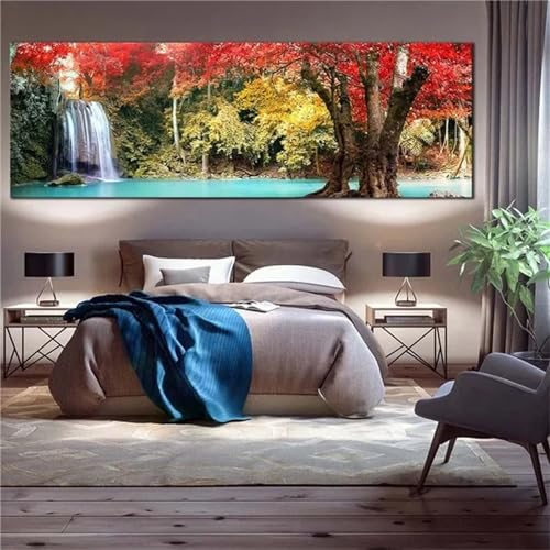 Diamond Painting Adultes Paysage d'Arbre 5D 100x300cm Broderie Point de Croix N-110