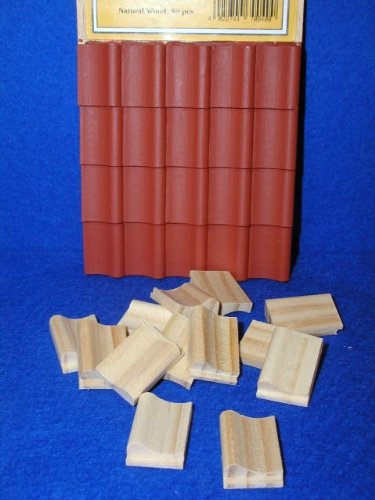 Preisvergleich Produktbild MiniMundus Dachziegel (Falzpfannen) für das Puppenhaus