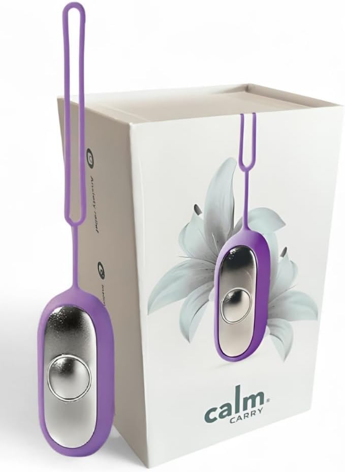 Glowco CalmCarry Sleep Aid Device – Handheld Microcurrent Relaxat...