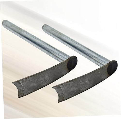 Miniatura 6 de KESYOO 2 piezas de azada de jardín de acero de mano Herramientas duraderas para plantar cultivar pequeños equipos de azada para horticultura acabado