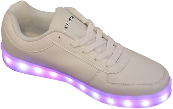 USB Charging LED Lighted Luminous Couple Casual Shoes Womens LED Shoes LED Sneakers Christmas Cosplay US85