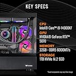 Thermaltake LCGS View i570-170 Gaming Desktop (Intel Core™ i9-14900KF, ToughRam 32GB DDR5 6000MT/s RGB Memory, NVIDIA® GeForce RTX™ 5070, 1TB NVMe M.2, WiFi, Windows 11) V17B-B76B-570-LCS - Image 2