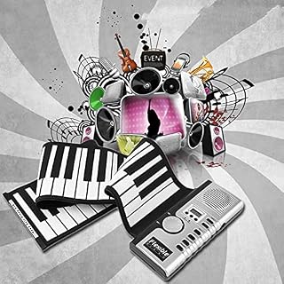 ATRNA Piano 61 Touches Portable, Roll Up Piano Flexible en Silicone Souple électronique Numérique à Clavier Piano Roll Main for Les Débutants - Les Beatles, Paul McCartney, John Lennon, RIngo Starr, George Harrison ATRNA Piano 61 Touches Portable, Roll Up Piano Flexible en Silicone Souple électronique Numérique à Clavier Piano Roll Main for Les Débutants – Image 2