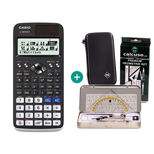 Preisvergleich Produktbild Casio FX-991DE X + Schutztasche + Geometrie-Set