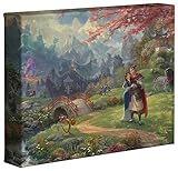 Thomas Kinkade Studios Disney Mulan Blossoms of Love 8' x 10' Gallery Wrapped Canvas
