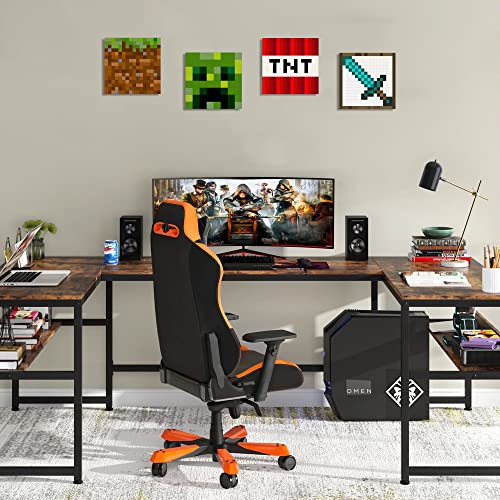 Pixel Mine Wall Decor For Boys Room Pixel Icon Diamond Sword Canvas Pictures Pixel Mine Poster Kids Wall Art Video Gamer Room Decor For Girls Bedroom Playroom Nursery Home Decoration 12X12In 4Pcs #TOP2