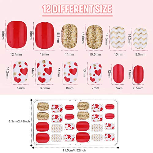 240 Pieces Children False Nails Kids Girls Press On Short Artificial Fake Nails Cute Pre Glue Full Cover Acrylic Nail Tip Kit For Children Little Girls Nail Decoration, 10 Boxes (Pink Flower) #TOP1