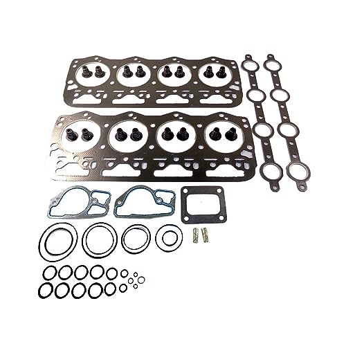 Image of DNJ HGB4200 Engine Cylinder Head Gasket Set with Head Bolt Kit, Complete Repair Set for 1994-2003 Ford E-350 Club Wagon, E-350 Econoline, E-350 Econoline Club Wagon 7.3L V8 16V OHV 445cid