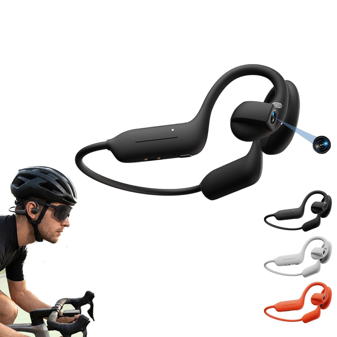 Casque à oreilles ouvertes pour appareil photo intelligent, conductions