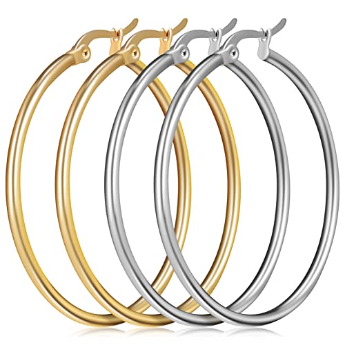 Boucles d'oreilles gros cerceau le cadeau de mode idéal pour les filles