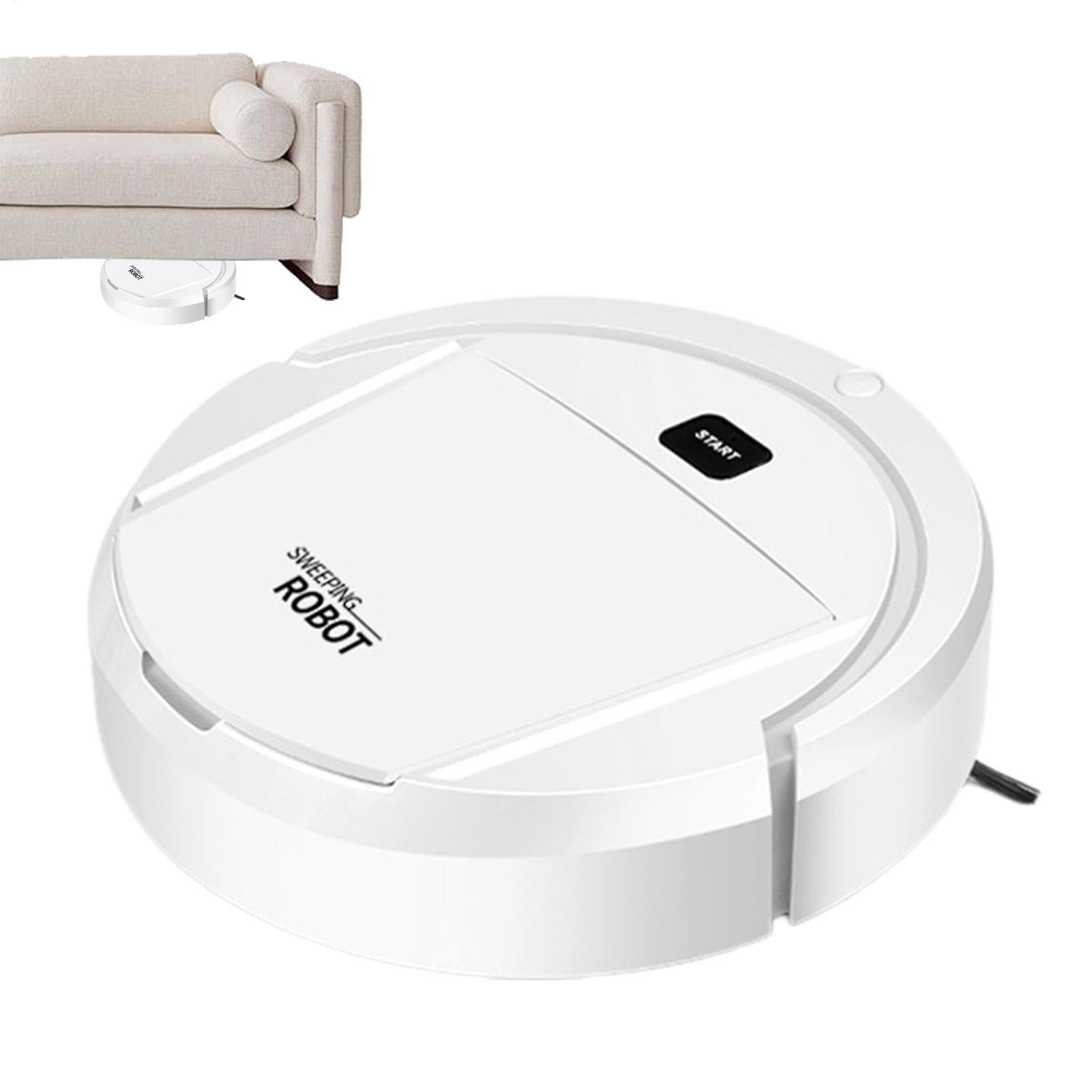 Robot aspirateur 1000 Pa pour poussière et débris sur parquet