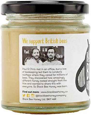 British Spring Honey - Pure and Natural, Single-Origin British / UK Honey (227g Glass jar)