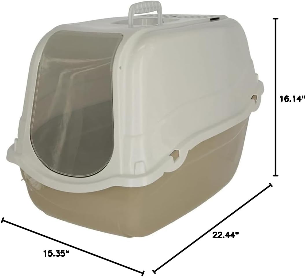 Kerbl Litter Box Minka Taupe/Cream 57x39x41 cm