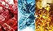 Masters of trade Yugioh Gods Obelisk Slifer RA Collage TCG playmat, gamemat 24" wide 14" tall for trading card game smooth cloth surface rubber base