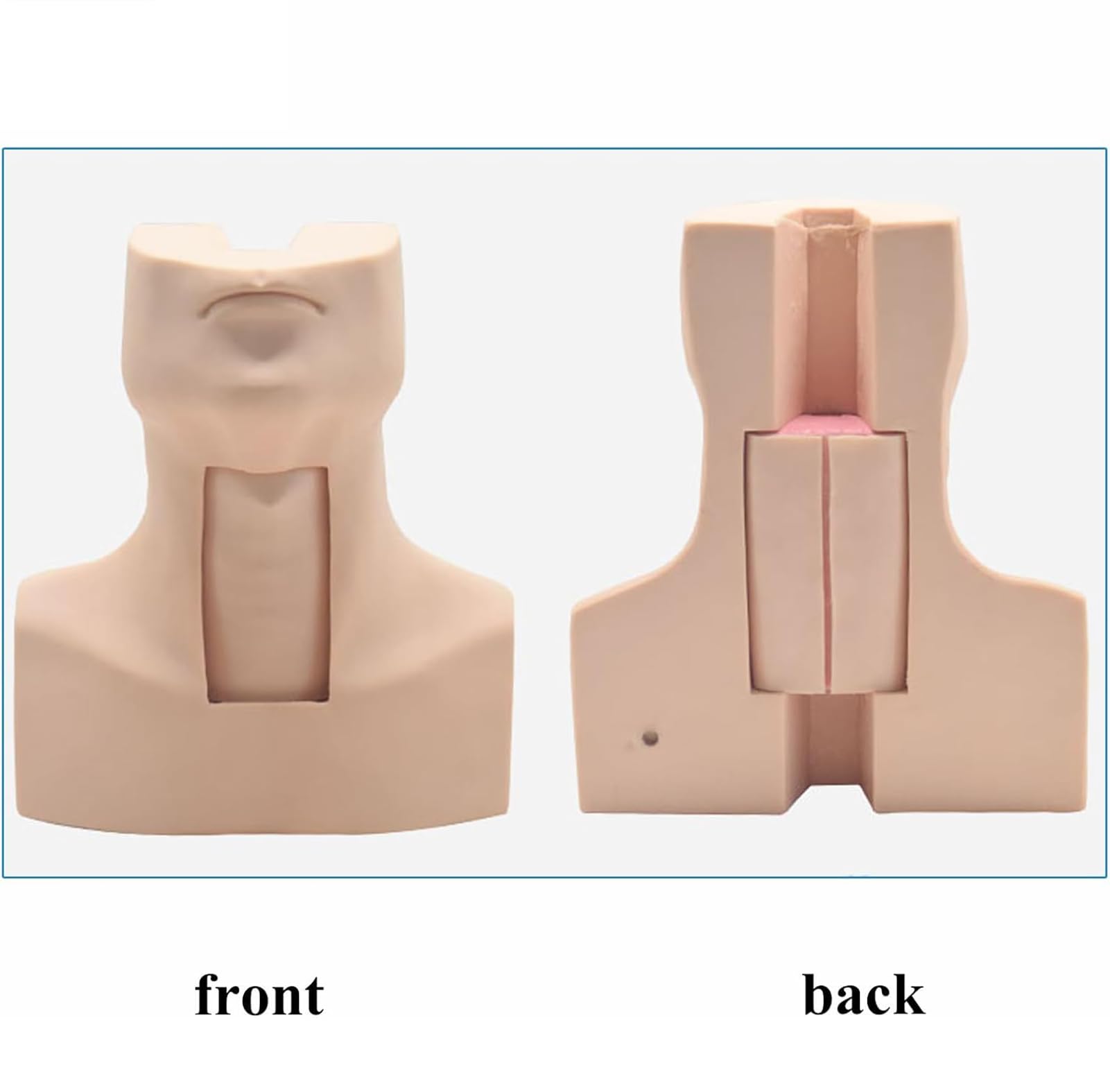 EPKFHNFX Tracheotomy Care Training Manikin PVC Tracheostomy Simulator Model - Adult Medical Training Manikin for Science Lab Study Practice