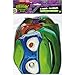 Teenage Mutant Ninja Turtles TMNT Birthday Party Supplies Decoration Bundle Pack includes 1 Birthday Banner, 1 Table Cover, 8 PaperMasks and 1 Dinosaur Sticker Sheet - 10 Pieces
