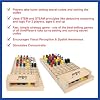 GOTHINK Code Breaker Board Game - Wooden Strategy Game of Codemaker vs. Codebreaker - 2 Player Battle of wits, Color Brain Game - 140 Pegs STEM Toys Gift for Kids 6+ Ages and up - Family Games