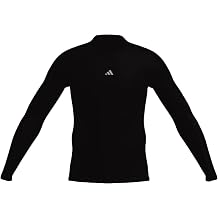 adidas Men's Techfit Long Sleeve Compression Top Black