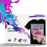 DTF Transfer Film, A4 15 Sheets Heat Transfer Paper DTF Film, Double-Sided Matte DTF Transfer Paper