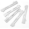 2PCS Stainless Slider Replacements Fit for Microtech UTX85 and Ultratech Series DIY Making Accessory(Small)