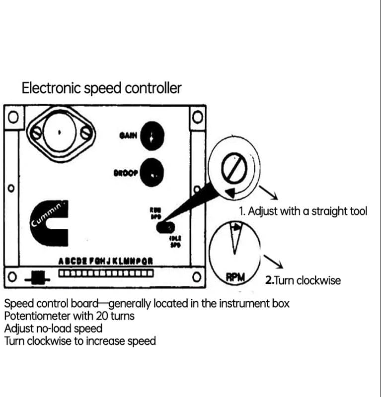 Ecm Electronic Speed Controller 4296674 Electronic Governor For Kta38 Diesel Engine