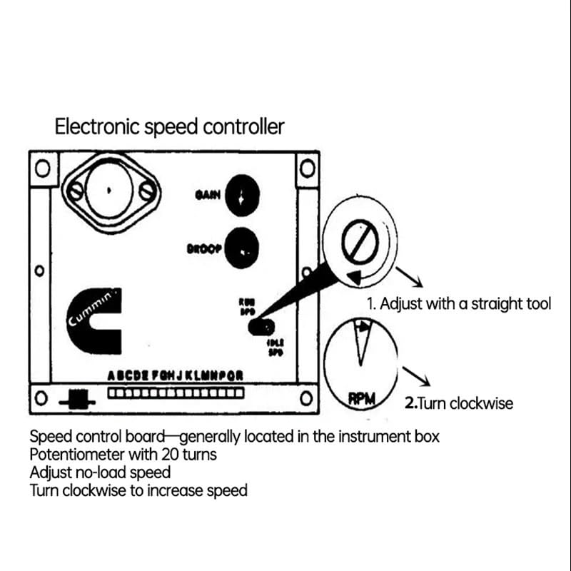 DWFSKZKV Ecm Electronic Speed Controller 4296674 Electronic Governor for Kta38 Diesel Engine