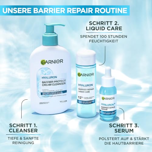 Garnier Hyaluron Barrier Protect Cream Cleanser: Sanfte Gesichtsreinigung mit Hyaluronsäure, Aloe Vera & Glycerin ohne Austrocknen… – Ansicht 8