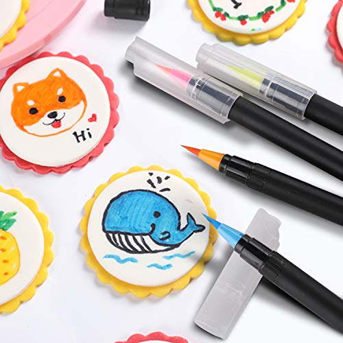image for Nomeca Food Coloring Marker Pens, 10Pcs Food Grade Edible Markers Food