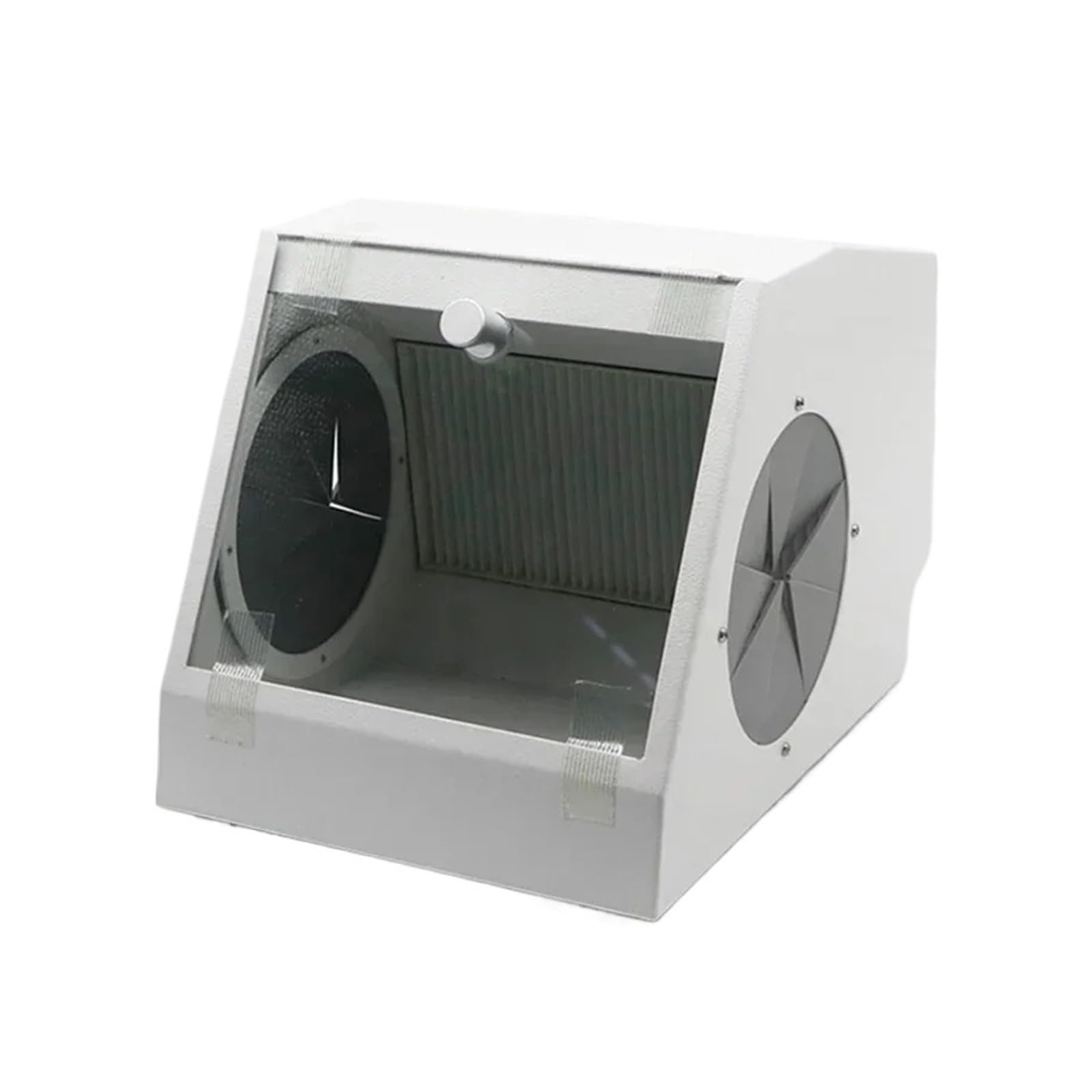 Contenitore per la polvere, Aspiratore di polvere for sabbiatrice, protezione for lappatura, custodia antipolvere for sabbiatura con luce LED, scatola for levigatura e lucidatura per levigatura e luci
