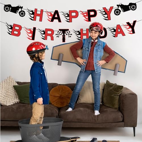 Image of Happy Birthday Banner Birthday Party Supplies (Black1)