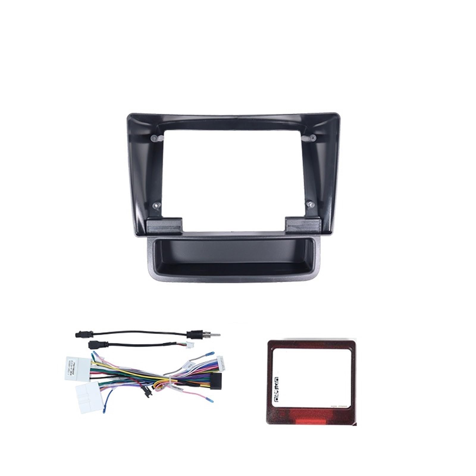 JKELPV Car Radio Frame Kit Fit For RENAULT TRAFIC For OPEL VIVARO 2006-2015 9/10.1 Inch Adapter Radio Dash Panel Kit Car Frame Fascia Radio adapter(Frame B 10in Set03)
