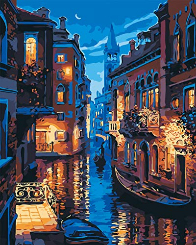 YEESAM ART Paint By Numbers Per Adulti E Bambini - Kit Gatto E Margherite 40x50cm, Tela Prestampata, Pennelli E Colori Acrilici, Senza Telaio