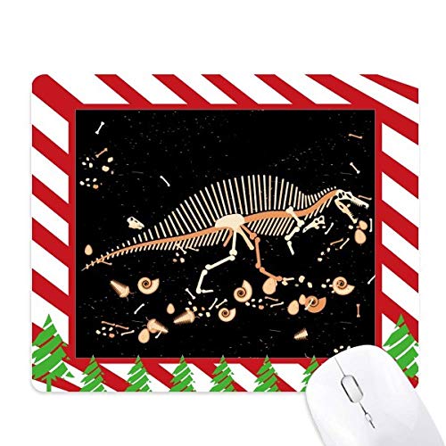 Tapis de souris dinosaure fossile os imprimé pour bureau gaming