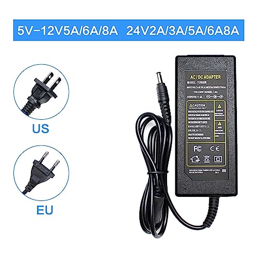 Adaptador de corriente para evitar parpadeos en luces LED con voltajes de 5V a 24V estables 3