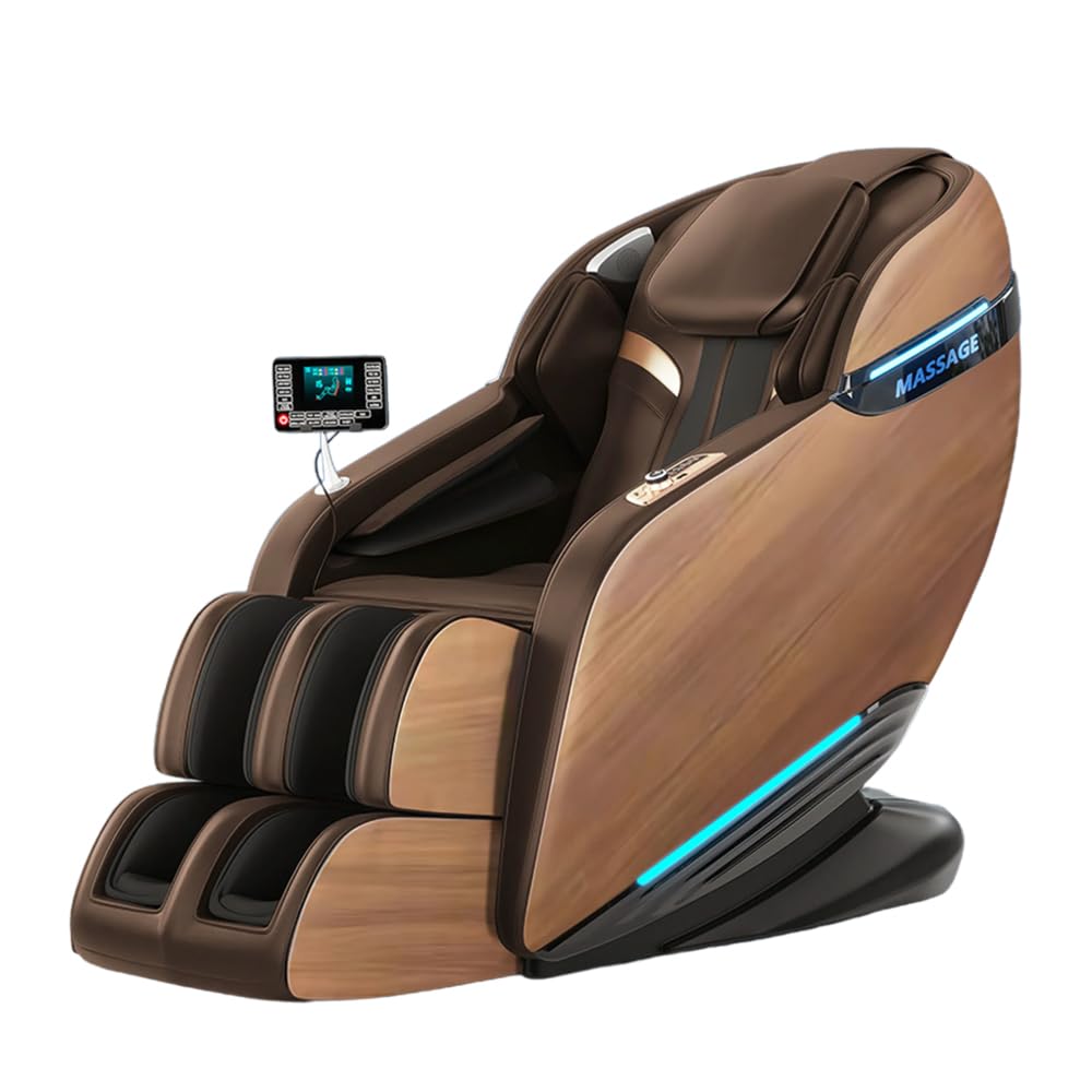 Generisch Sillón de masaje 3D, función de calor mecánica, Shiatsu, Zero Gravity, rieles Bluetooth SL 【A32】