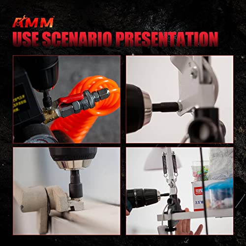 AMM 20pcs Power Nut Driver Set for Impact Drill, 1/4” Hex Head Drill Bit Set SAE and Metric,The best tool acces6sories
