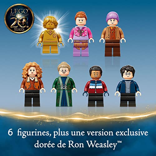 LEGO 76388 Harry Potter Visite du Village de Pré-au-Lard, Kit de Construction 20ème Anniversaire, Jouet avec Minifigurines de Collection, Idée Cadeau