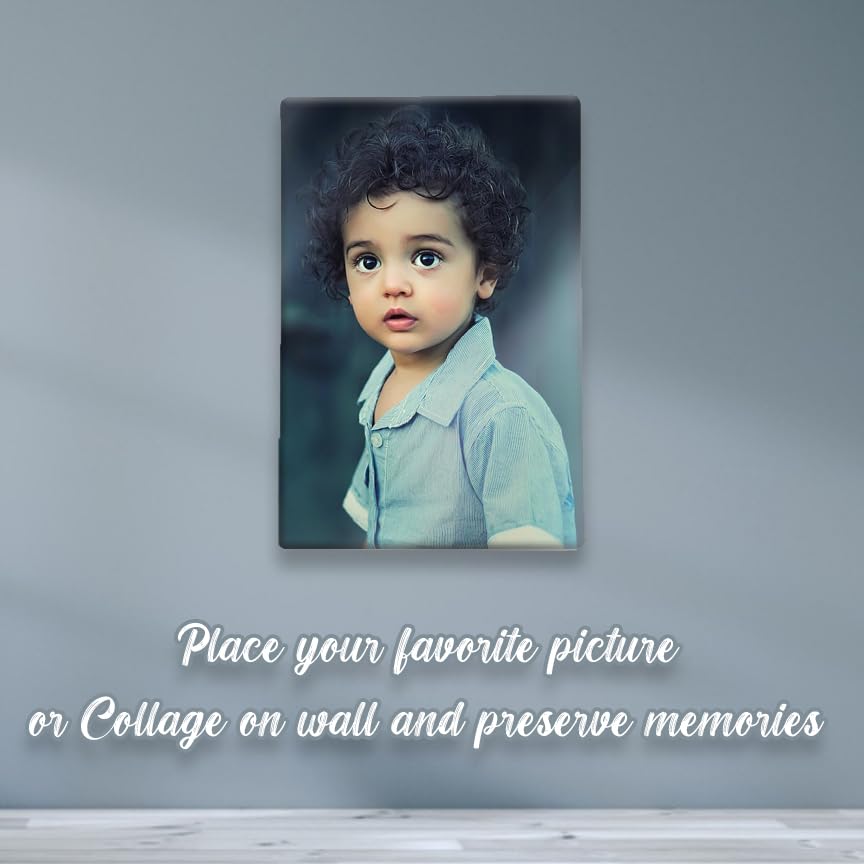 Image of SAVRI Personalized Acrylic High Definition Photo Printed Frameless Wall Art. Your Favourite Picture with Wishes. Best for Birthday, Anniversary, Home decoration, Senior. (12x18inch) 5mm thickness.