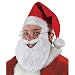 Plush Santa Hat w/Beard & Moustache Party Accessory (1 count) (1/Pkg)