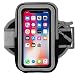 Cell Phone Armband for Running & Exercise - Workout Holder with Adjustable Strap & Pouch - Universal Arm Band for iPhone X, 8, 7, 6, 5, Galaxy S9, S8, S7, S6 - Compatible with Lifeproof Cases (14 in)