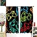 Game Curtain Game Room Handle Controller Game Lover Theme Video Printing Pattern Room Decoration Curtain Living Room Kitchen Noise Reduction Curtain 42x45 Inch 2 Panels Decor