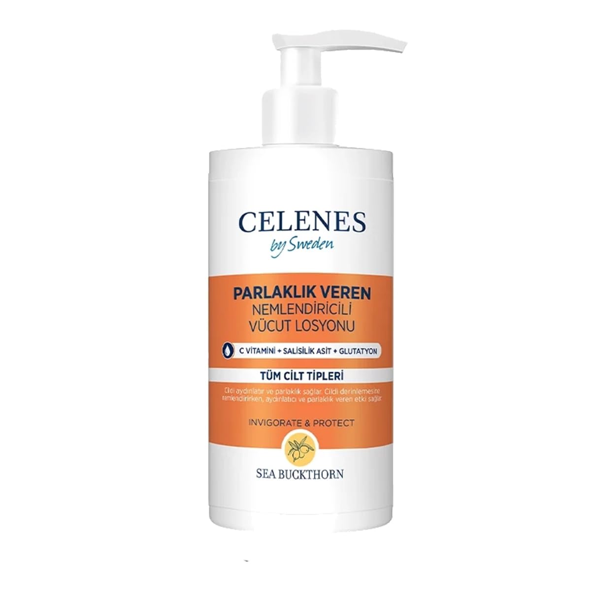 Celenes Sea Buckthorn Vücut Losyonu Tüm Cilt Tipleri (200 ml)