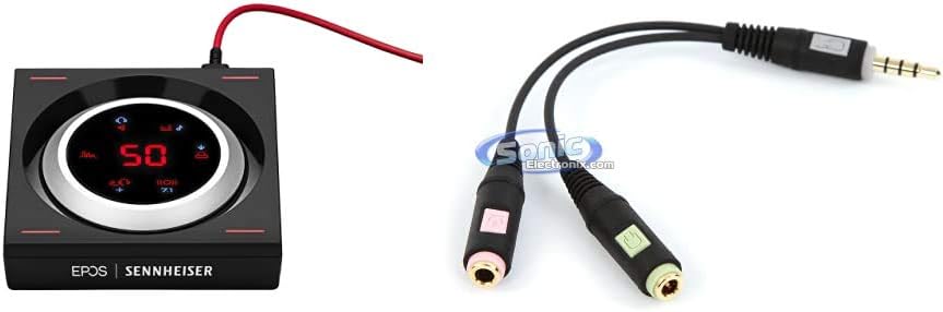 EPOS | SENNHEISER GSX 1200 PRO Gaming Audio Amplifier/External Sound Card & Sennheiser PCV 05 Combo Audio Adapter