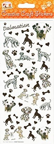 Amazon Co Jp U Kクラフトステッカー ダルメシアンの画像 イラストとデコレーション用メタリックゴールドのシールセット 英国輸入品 並行輸入品 文房具 オフィス用品