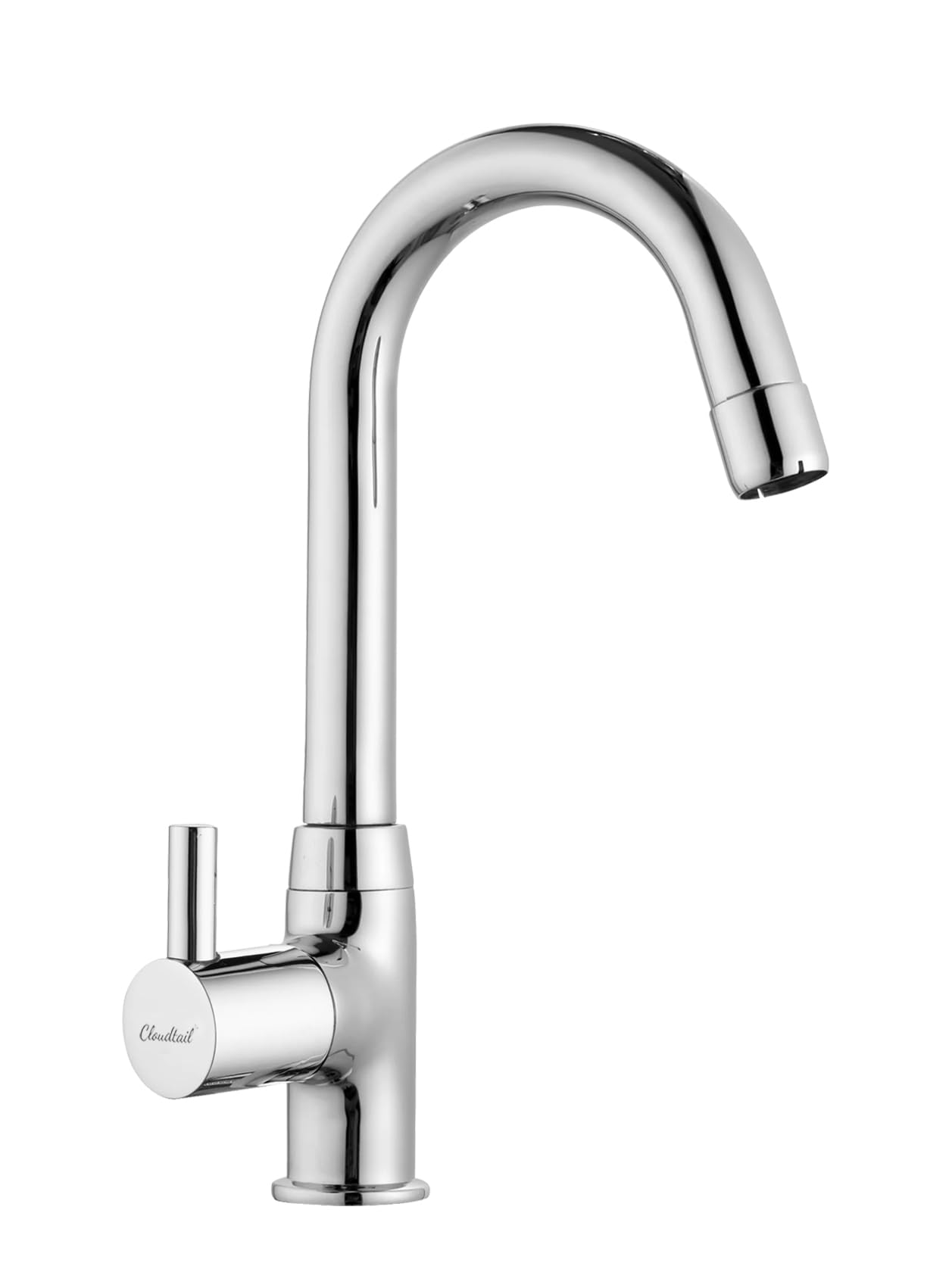 Cloudtail® Sink Cock|Piller Tap|Faucet|Turbo Handle|(Cdt7104)|Flexible|Dual Flow|Single Lever|360°|Swan Neck|Swivel Spout|Ideal for: Kitchen|Sink|Bathroom|Wash Basin|Material: Brass|Color: Silver (B0D14GN6FN) Amazon Price History, Amazon Price Tracker