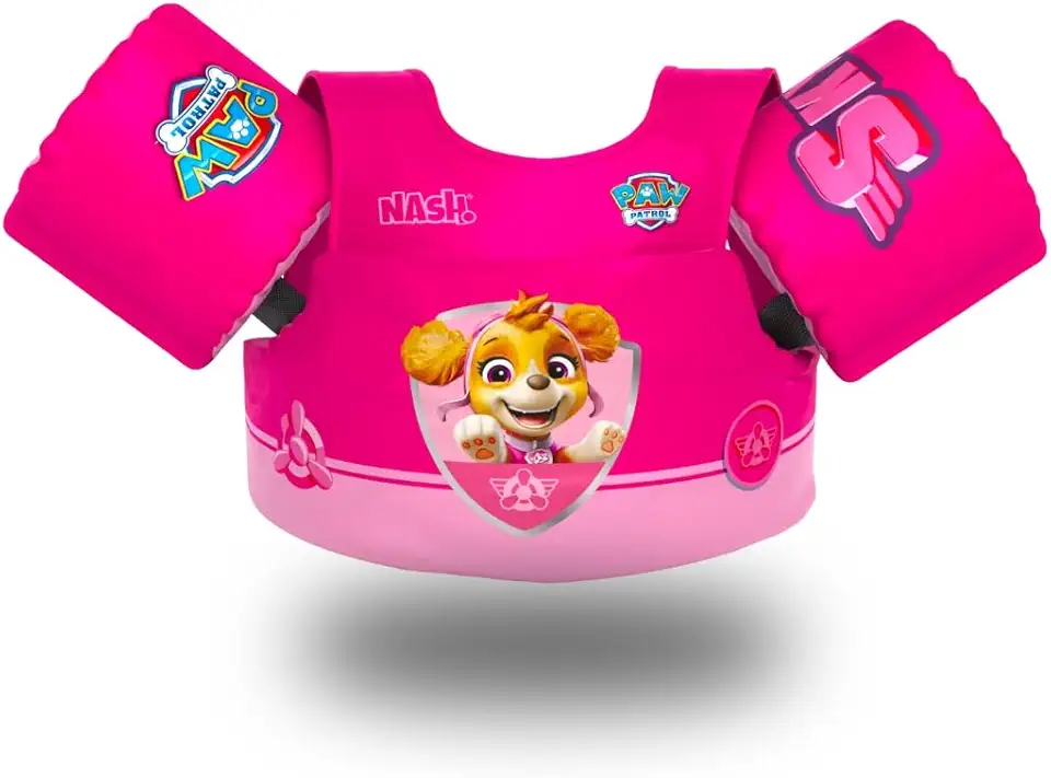 Boia Infantil com Colete Salva Vidas Nash - Patrulha Canina