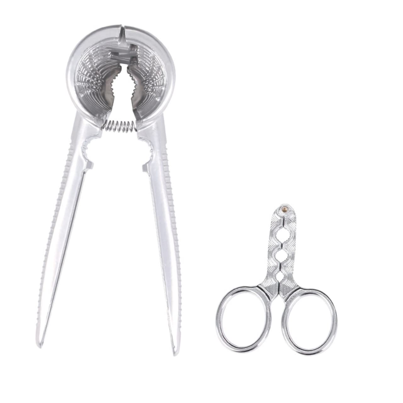 Cabilock 2pcs Walnut Cracker Tool Set Nut Opener Clamp for Home Restaurant Hotel