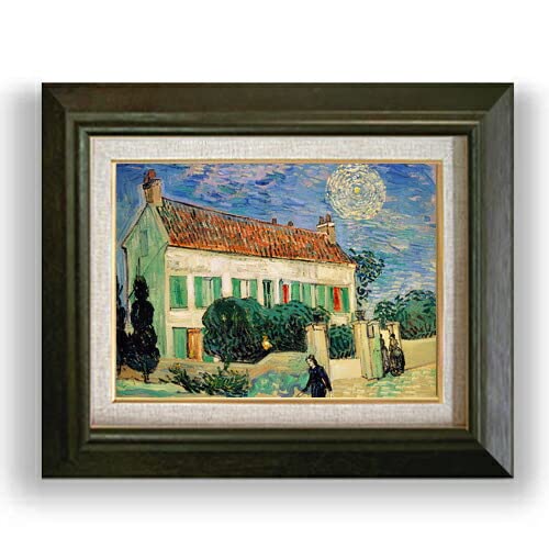 油絵（白い家）